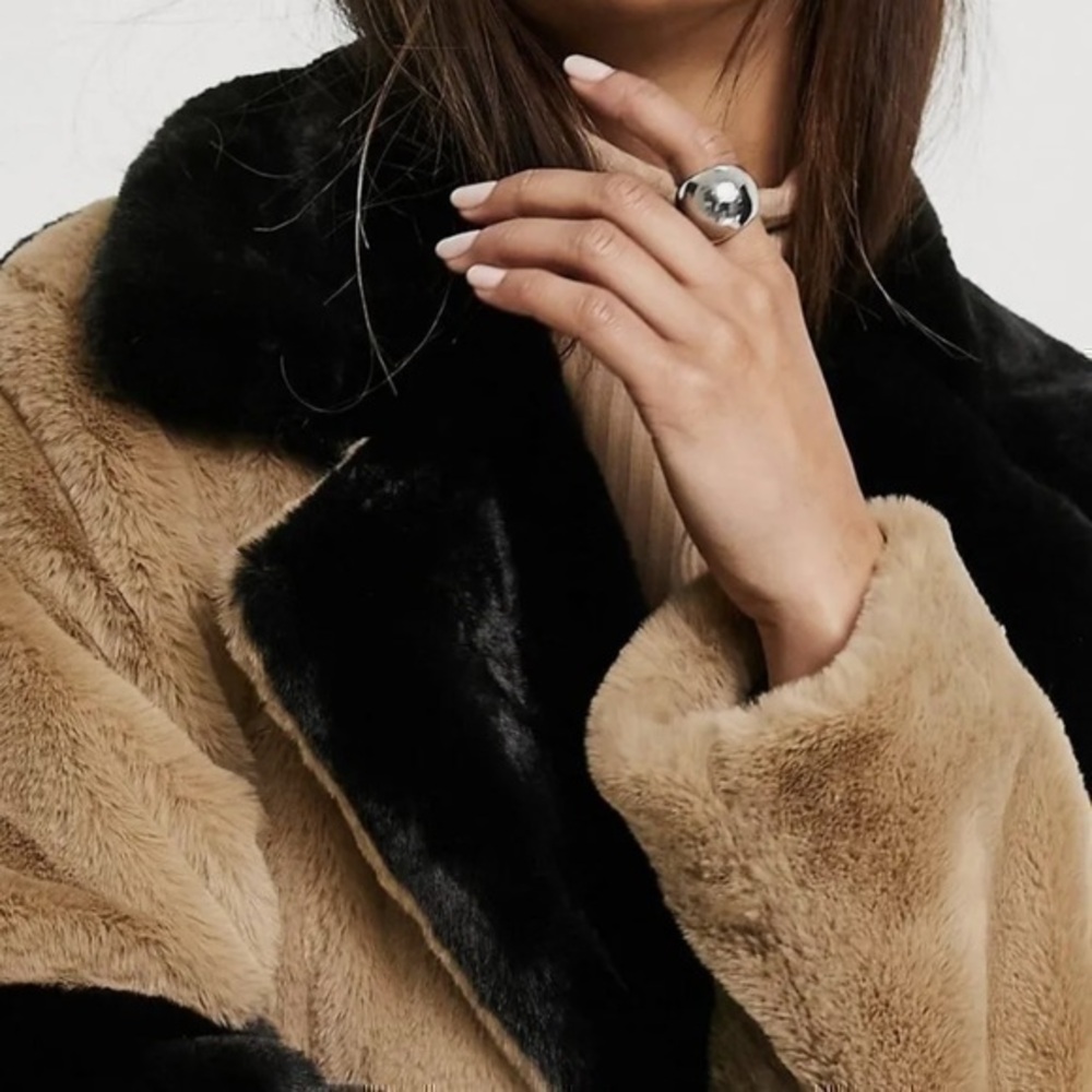 French Connection women faux fur jackets